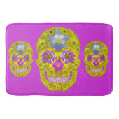 Blume Schädel 3 Badematte (Vorderseite)
