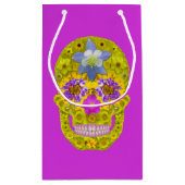 Blume Schädel 3 Kleine Geschenktüte (Rückseite)
