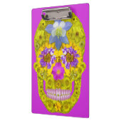 Blume Schädel 3 Klemmbrett (Links)