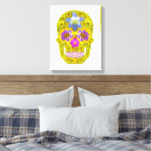 Blume Schädel 3 Leinwanddruck (Insitu (Schlafzimmer))