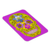 Blume Schädel 3 Magnet (Rechte Seite)