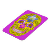 Blume Schädel 3 Magnet (Linke Seite)
