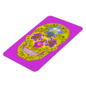 Blume Schädel 3 Magnet (Linke Seite)