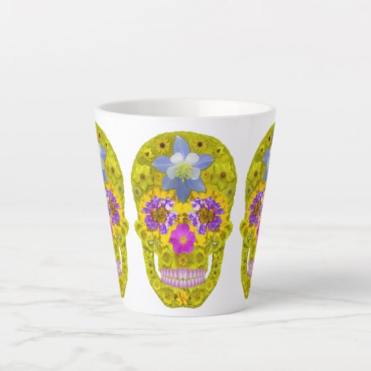 Blume Schädel 3 Milchtasse (Vorderseite)