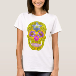 Blume Schädel 3 T-Shirt