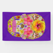 Blume Schädel 4 - tropisch Banner (Horizontal)
