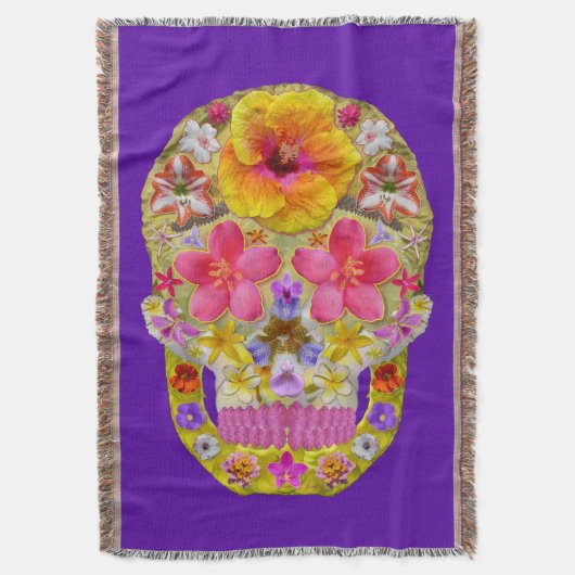 Blume Schädel 4 - tropisch Decke (Vorderseite Vertikal)