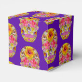 Blume Schädel 4 - tropisch Geschenkschachtel (Rückseite)