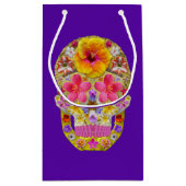 Blume Schädel 4 - tropisch Kleine Geschenktüte (Rückseite)