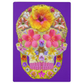 Blume Schädel 4 - tropisch Klemmbrett (Rückseite)