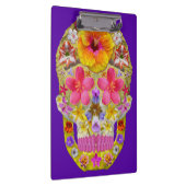 Blume Schädel 4 - tropisch Klemmbrett (Rechts)