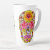 Blume Schädel 4 - tropisch Milchtasse (Rechte Ecke)