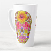 Blume Schädel 4 - tropisch Milchtasse (Linke Ecke)