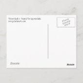 Blume Schädel 4 - tropisch Postkarte (Rückseite)