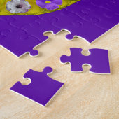 Blume Schädel 4 - tropisch Puzzle (Seite)
