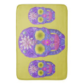 Blume Schädel 5 Badematte (Vorderseite Vertikal)