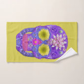 Blume Schädel 5 Badhandtuch Set (Handtuch)