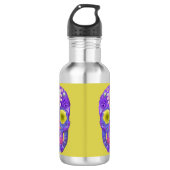Blume Schädel 5 Edelstahlflasche (Vorderseite)