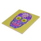 Blume Schädel 5 Fliese (Seite)