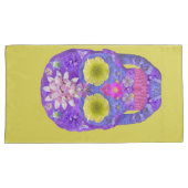 Blume Schädel 5 Kissenbezug (Vorderseite-Rechts)