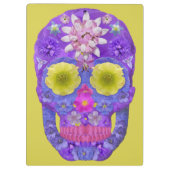 Blume Schädel 5 Klemmbrett (Rückseite)