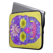 Blume Schädel 5 Laptopschutzhülle (Vorderseite Links)