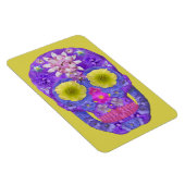 Blume Schädel 5 Magnet (Rechte Seite)