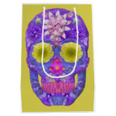 Blume Schädel 5 Mittlere Geschenktüte (Rückseite)