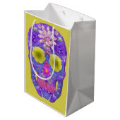 Blume Schädel 5 Mittlere Geschenktüte (Rückseite Schrägansicht)