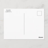 Blume Schädel 5 Postkarte (Rückseite)