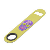 Blume Schädel 5 Speed Flaschenöffner (Vorderseite Schrägansicht)