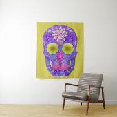 Blume Schädel 5 Wandteppich (Beispiel)