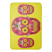 Blume Schädel 6 Badematte (Vorderseite Vertikal)