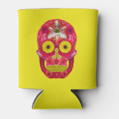 Blume Schädel 6 Dosenkühler (Vorderseite)