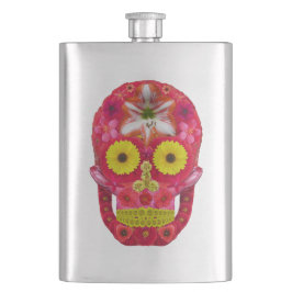 Blume Schädel 6 Flachmann