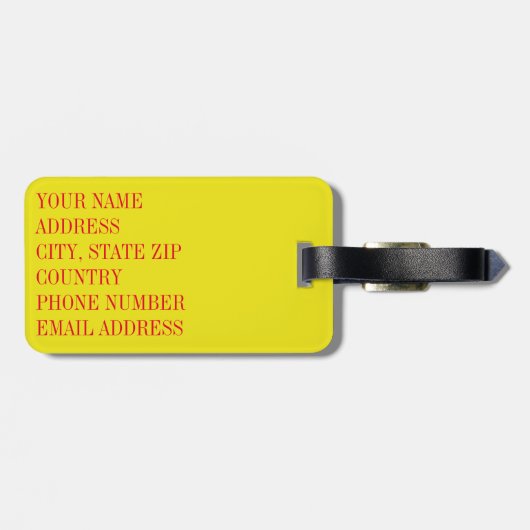 Blume Schädel 6 Gepäckanhänger (Rückseite horizontal)