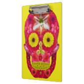 Blume Schädel 6 Klemmbrett (Links)