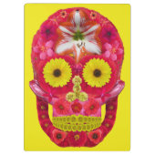 Blume Schädel 6 Klemmbrett (Rückseite)