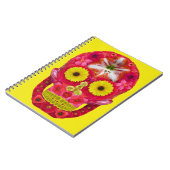 Blume Schädel 6 Notizblock (Linke Seite)