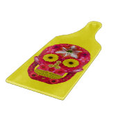 Blume Schädel 6 Schneidebrett (Ecke)