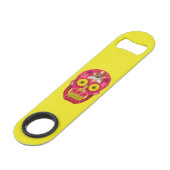 Blume Schädel 6 Speed Flaschenöffner (Vorderseite Schrägansicht)