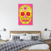 Blume Schädel 8 Leinwanddruck (Insitu (Schlafzimmer))