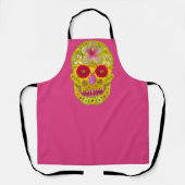 Blume Schädel 8 Schürze (Vorderseite)
