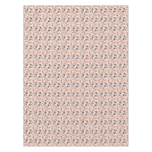 Blume Schädelmuster Tischdecke (Vorderseite)