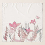Blume Schal<br><div class="desc">Blume in Aquarellfarbe und Rosa</div>