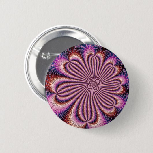 Blume - Schaltfläche Fraktal Button (Vorne & Hinten)