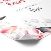 Blume schätzen, wie viele Küsse Bridgame Poster (Ecke)