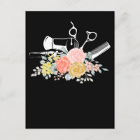 Blume Schere Frauenhaus Friseur