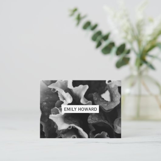 Blume schließen visitenkarte (Stehend Vorderseite)