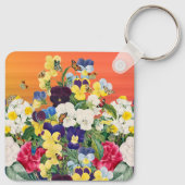 Blume Schlüsselanhänger (Rückseite)